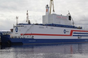 世界首座浮動核電站“羅蒙諾索夫院士號”22日在俄羅斯遠東地區投入商業運營。（圖源;Global Look Press）