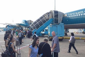 乘客登機場景。（示意圖源：豐田）