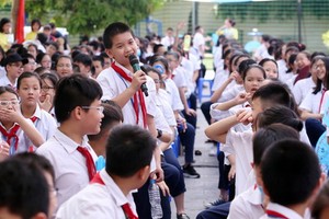 學生瞭解兒童權益。（圖源：秋菊）