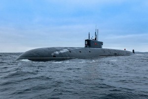 俄羅斯首艘北風之神-A級改進型潛艇“弗拉基米爾大公”號。（圖源：俄國海軍）