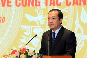 新任越南郵政電信集團成員委員會主席范德隆。（圖源：陳平）