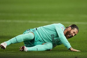 拉莫斯膝蓋受傷。（圖源：互聯網）