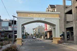 圖為富鴻盛公司所投建的一個房地產項目。（圖源：阮德）