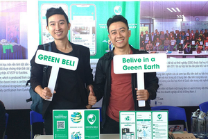 張德勝（左）與阮明科（右）是Green Beli環保社群的開發者。