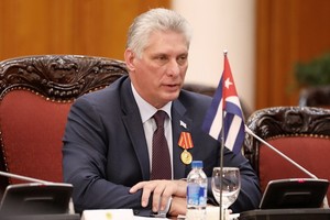 古巴國家主席米格爾‧迪亞斯-卡內爾。（圖源：路透社）