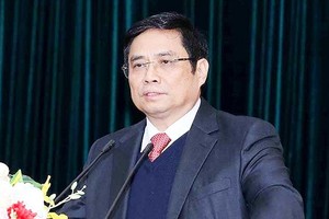 中央組織部長范明政。（圖源：越通社）