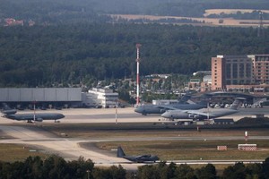 美軍位於德國蘭施圖爾附近的拉姆施泰因空軍基地。（圖源：路透社）