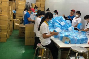 職能力量對南英公司進行突檢時的現場。（圖源：海燈）