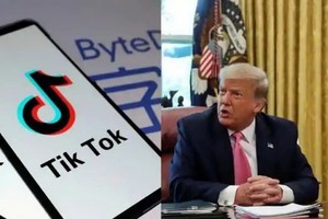 美國總統特朗普當地時間7月31日表示，最快當地時間8月1日通過行政命令封殺中國短視頻平台抖音海外版TikTok。（示意圖源：互聯網）