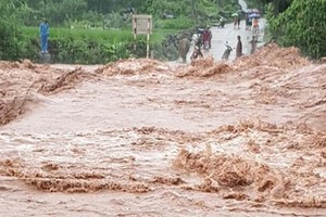 北部山區強降雨引發洪澇。（圖源：武河）