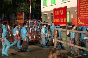 目前6名非法入境的中國籍公民已被送至隔離區。（圖源：T.Đồng）