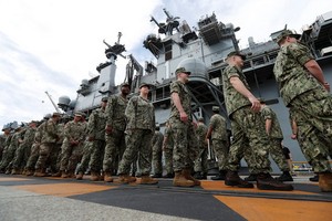 圖為駐日美軍。（圖源：路透社）