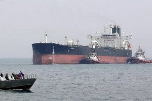 伊朗的一艘油輪。（圖源：AFP）