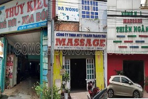 違法的3家按摩店。（圖源：同奈公安報）