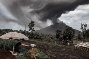 火山灰噴發至高空。（圖源：Getty Images）