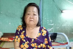 患小兒麻痹症的蔡玉蝶不良於行。