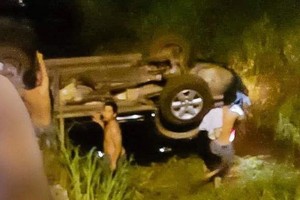 事故現場。（圖源：X. Hoàng）