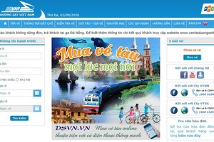 越南鐵路總公司：從今（1）日起正式在電子售票系統提供線上退票服務。（圖源：網站截圖）