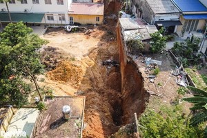 造成4人死亡的坍塌事故現場。（圖源：山松）