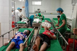 獲送醫院急救的小學生。（圖源：院方提供）