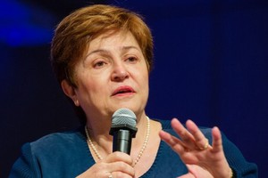 國際貨幣基金組織(IMF)總裁格奧爾基耶娃。（圖源：Sputnik）