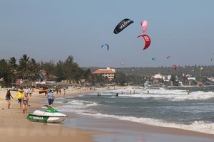 平順省美奈海灘一瞥。（圖源：越通社）