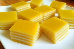 南瓜椰汁千層糕。（圖源：互聯網）