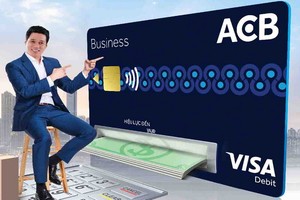 ACB Visa企業借記卡。（圖源：ACB）