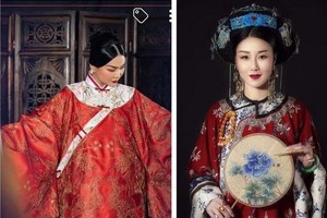 《曇花一夜》的服裝被認為與中國清朝服裝風格一樣。