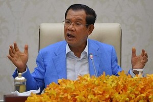 柬埔寨首相洪森。（圖源：AFP）