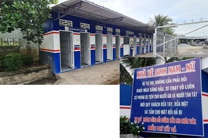 ↑衛生間區獲打掃得很潔淨。→親善的加油站豎立“獨一無二”的通報內容。