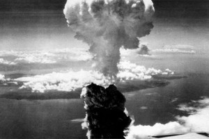 1945年8月9日，日本長崎原爆後上空出現的蘑菇雲。（圖源：PA）