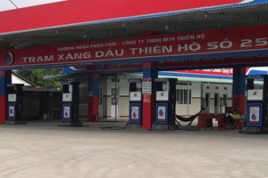 事發的加油站。（圖源：VOV）