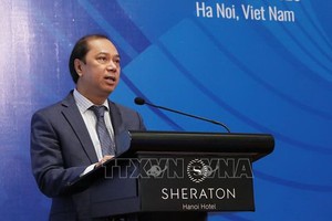 外交部副部長阮國勇在會上致詞。（圖源：越通社）