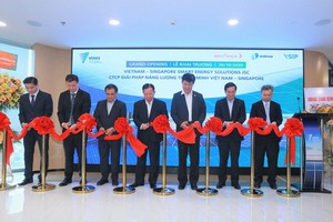越南與新加坡智能能源解決方案股份公司辦事處開業儀式。（圖源：B.S）