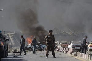 阿富汗喀布爾大學 2日發生恐怖襲擊事件，造成22人死亡，30多人受傷。（圖源：互聯網）