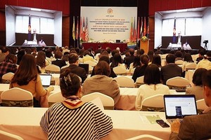 2020年東盟(東協)人民論壇現場一隅。（圖源：PV）