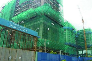 東湄公公司擔任開發商的芽皮縣福景鄉阮友壽街11B分區的商業結合安置房項目。