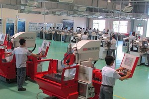 越南Bosch公司的自動化生產線。