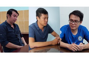 圖為被起訴的3名嫌犯。左圖起依次為陳志皓、阮成忠和阮光勝。（圖源：警方提供）