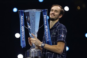 梅德韋傑夫獲得ATP年終總決賽冠軍。（圖源：互聯網）