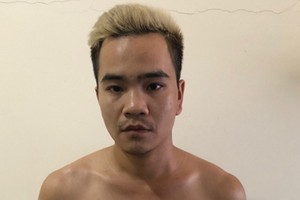 被抓獲的嫌犯阮進孟。（圖源：警方提供）