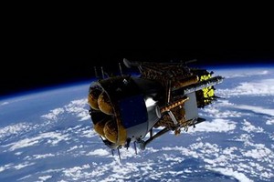 “嫦娥五號”在軌飛行模擬圖。