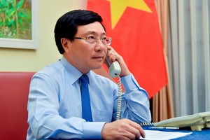 政府副總理、外交部長范平明。（圖源：孟雄）