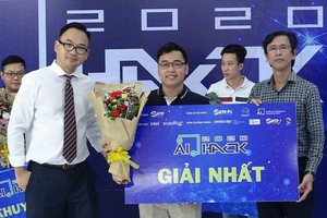 bSmart項目贏得AI Hack 2020總決賽冠軍。（圖源：淮兒）