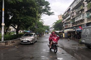 昨(10)日下午，本市突降了一場雷雨。（圖源：黎潘）