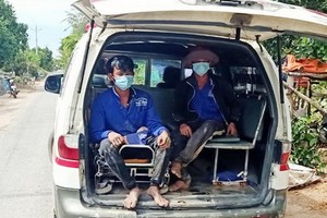 逃出隔離區的兩名男子終被尋獲並受重罰共1500萬元。（圖源：警方提供）