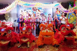 威龍體育會龍獅團點睛開光慶典