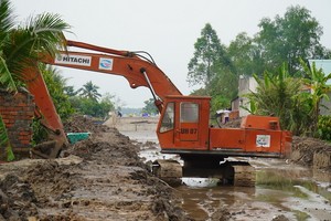 迪廟渡輪碼頭引道施工現場。（圖源：戌長）