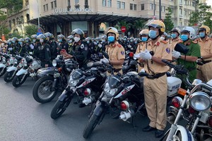 市公安廳展開打擊罪犯高峰期行動。（圖源：PV）